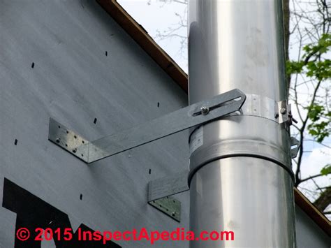 metal chiney offset brackets|metal chimney bracket requirements.